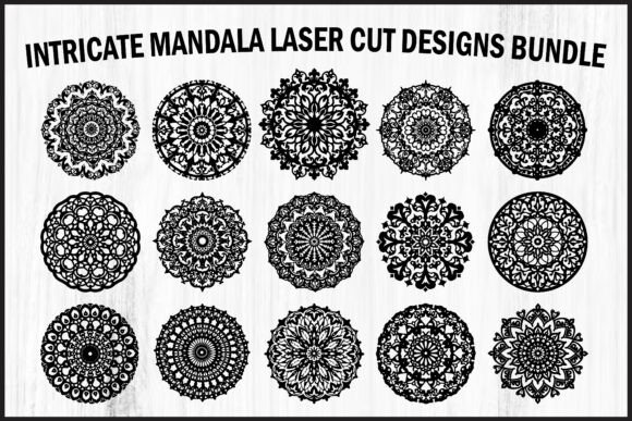Download Intricate Mandala Laser Cut Designs Bund - Premium Resources