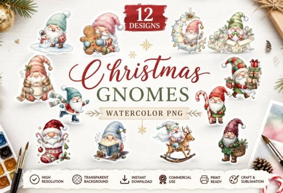 Download Christmas Gnomes PNG Set Transparent - Premium Resources