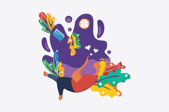 Download Flat Illustration Relaxation - Premium Resources