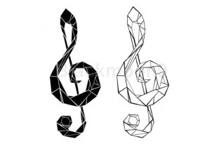 Download Polygonal Musical Symbol - Symbol Collection