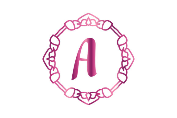 Download Monogram Illustration Line Mandala Font - Mandala font Collection