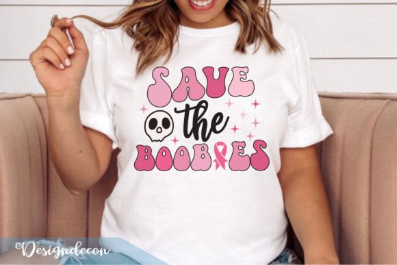 Download Save the Boobies Retro Sublimation SVG - Premium Bundle